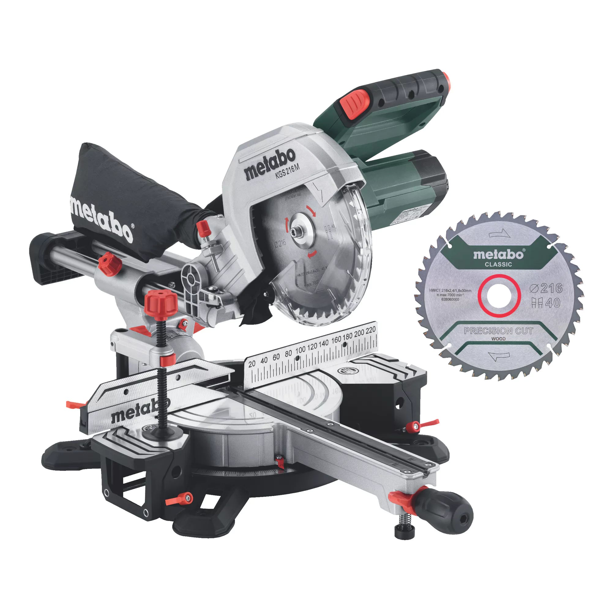 Kapp- und Gehrungssäge-Set 'KGS 216 M' 1200 W